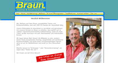 Desktop Screenshot of gesundheitspark-braun.de